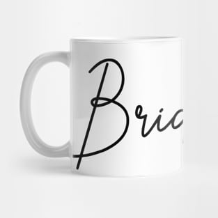 Bridesmaid Black Script Mug